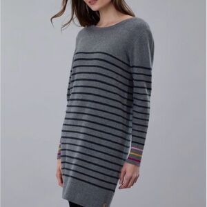 NWOT Joules Estelle Knit Grey Sweater Dress